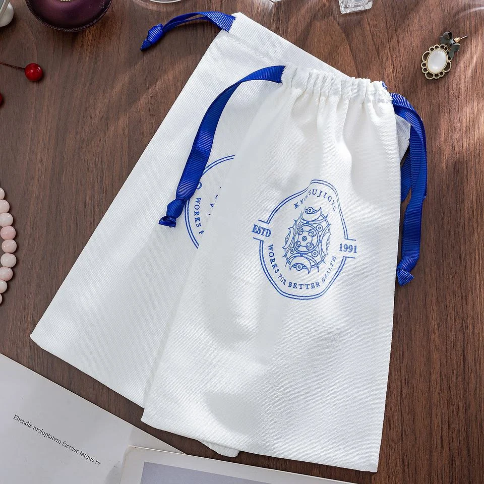 Cotton Drawstring Pouch — image 3