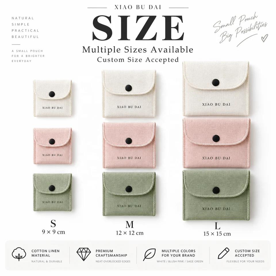 Textured Fabric Envelope Pouch — image 2