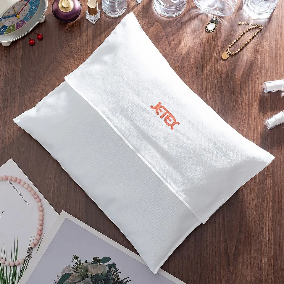 White Fabric Envelope Pouch — image 3