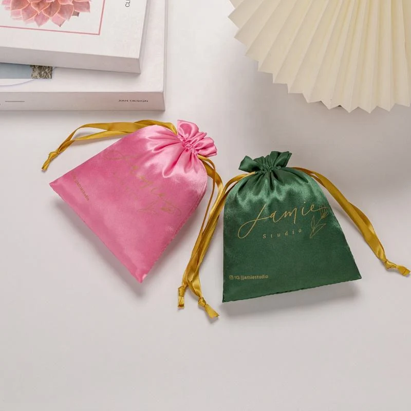 Satin Drawstring Pouch — image 3