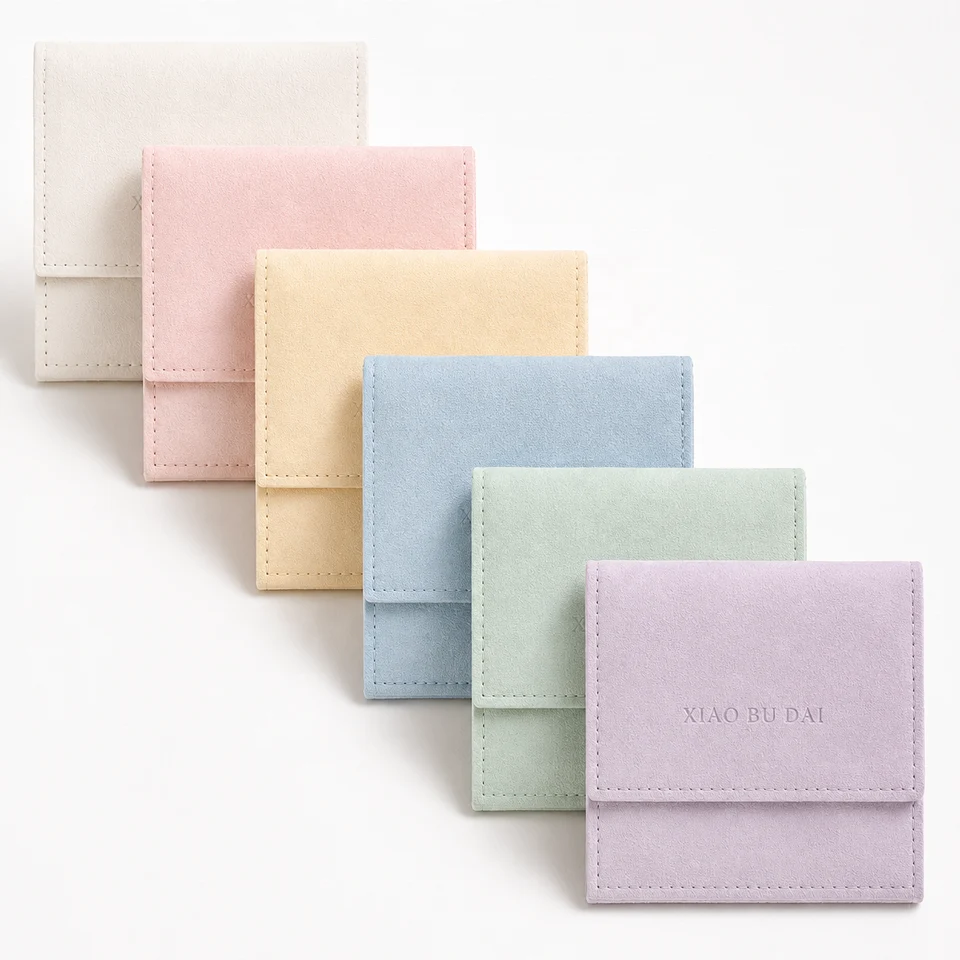 Cream Microfiber Envelope Pouch — image 4