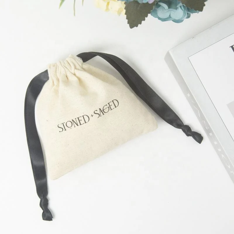 Cotton Drawstring Pouch — image 2