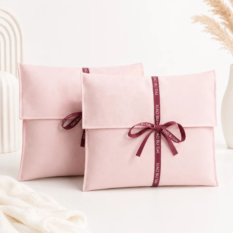 Black Fabric Envelope Pouch — image 4