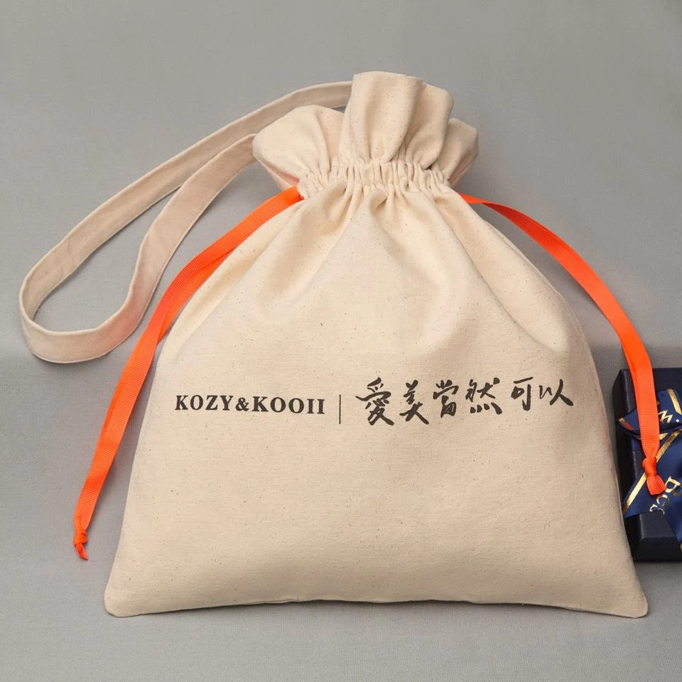 Cotton Drawstring Pouch — image 3