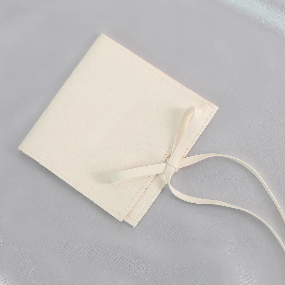 Beige Microfiber Envelope Pouch — image 3