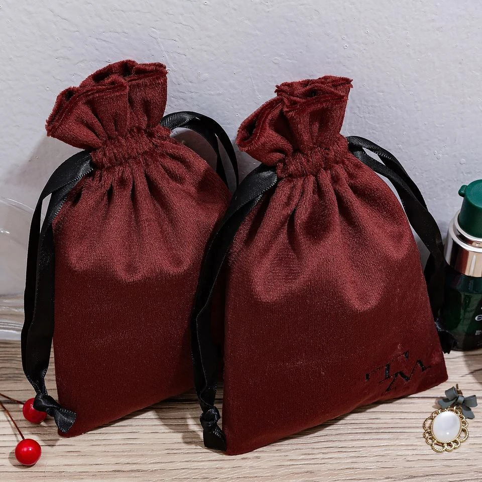 Velvet Drawstring Pouch — image 3