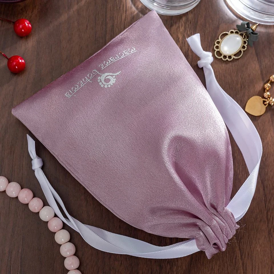 Satin Drawstring Pouch — image 3