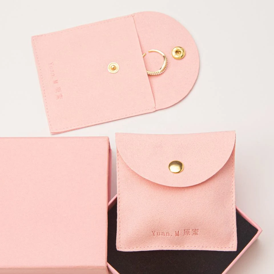 Pink Microfiber Envelope Pouch — image 3