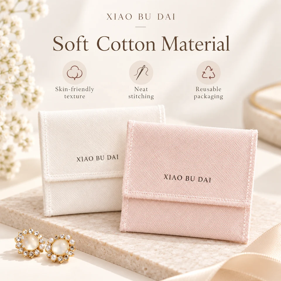 Pink Fabric Envelope Pouch — image 2