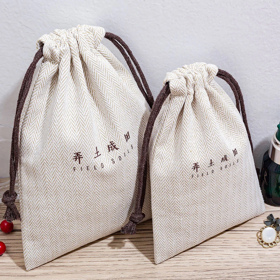 Cotton Drawstring Pouch — image 2