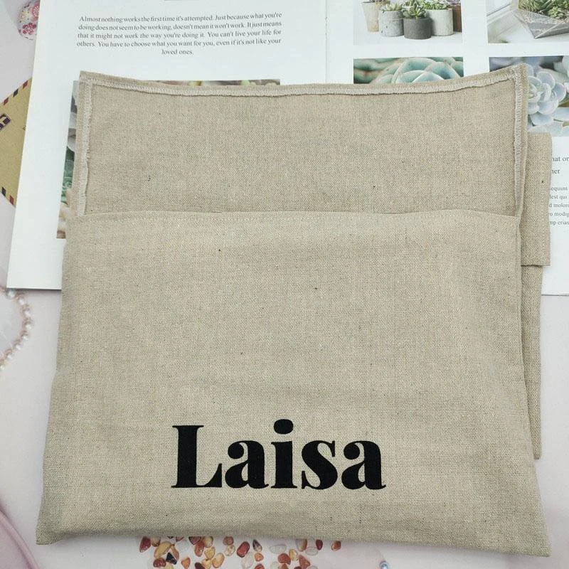 Textured Fabric Envelope Pouch — image 3