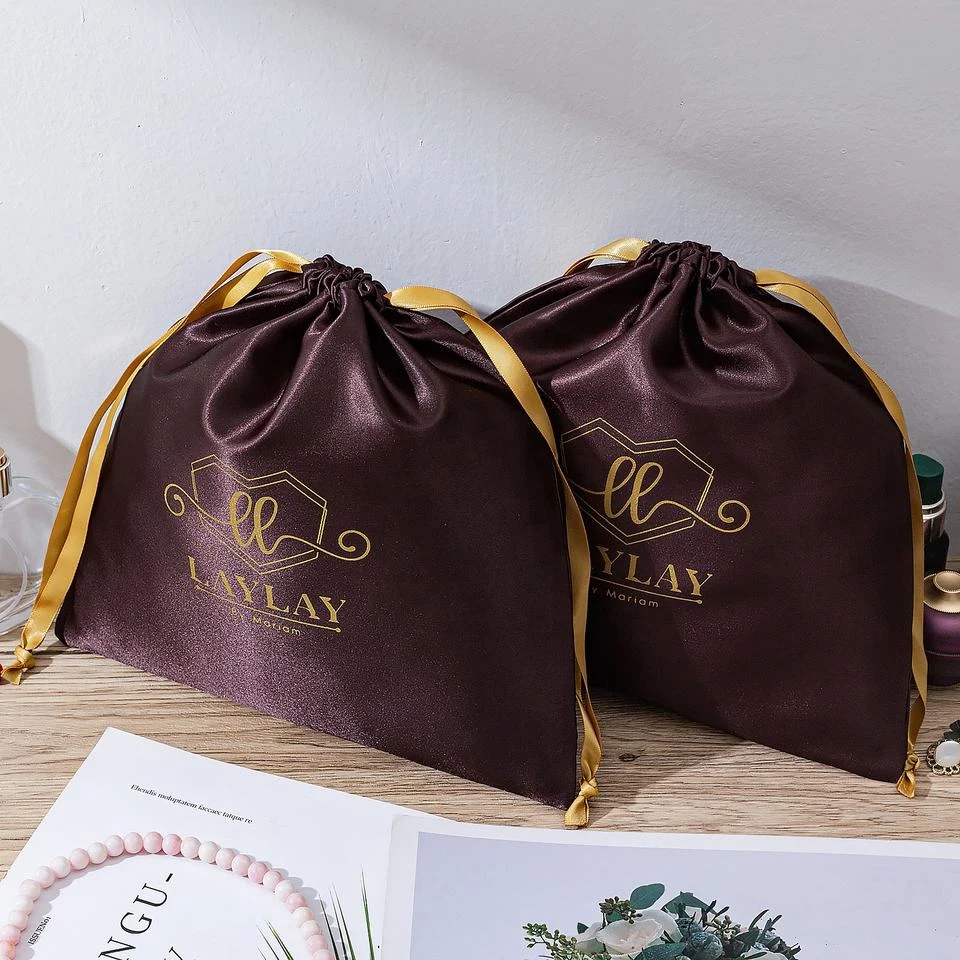 Satin Drawstring Pouch — image 2