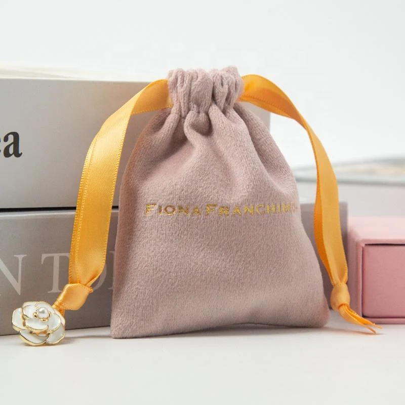 Velvet Drawstring Pouch — image 2