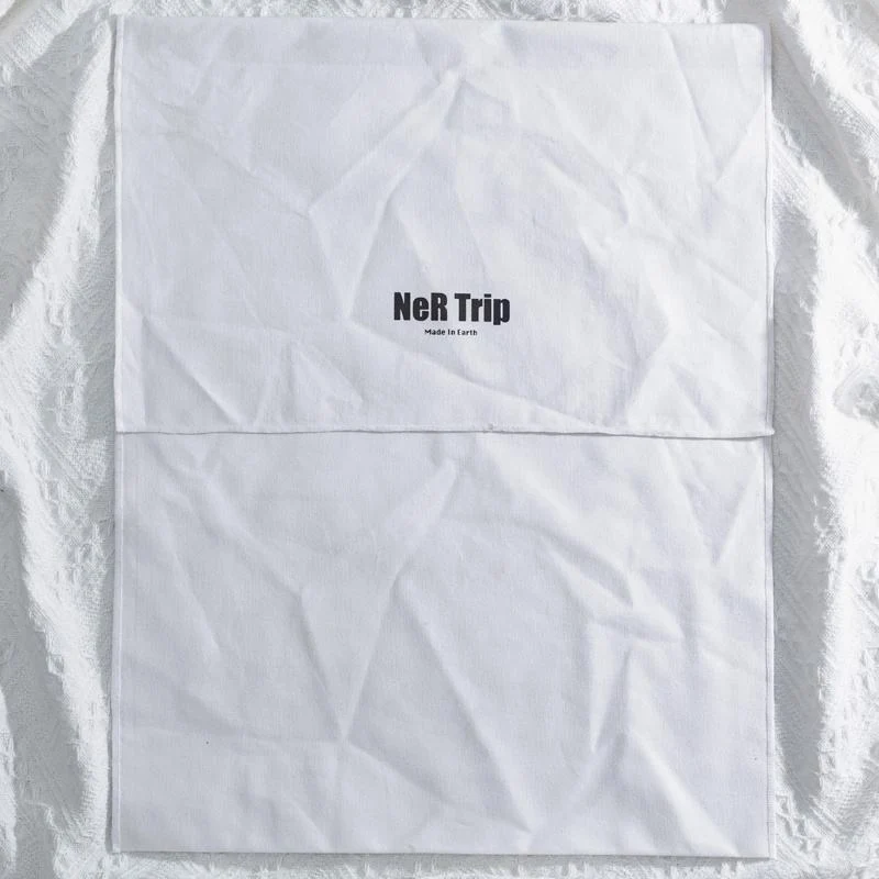 White Fabric Envelope Pouch — image 6