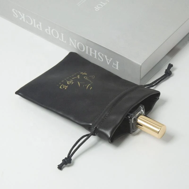 Leather-Look Drawstring Pouch — image 4