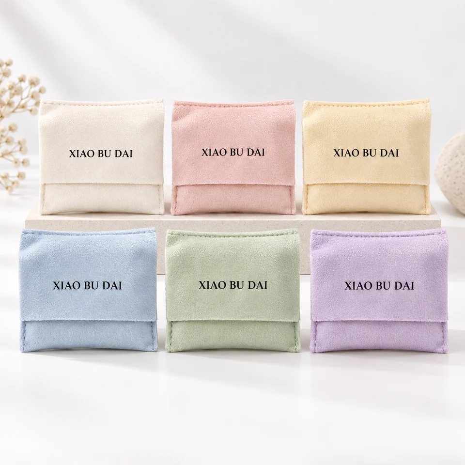 Cream Velvet Envelope Pouch — image 4
