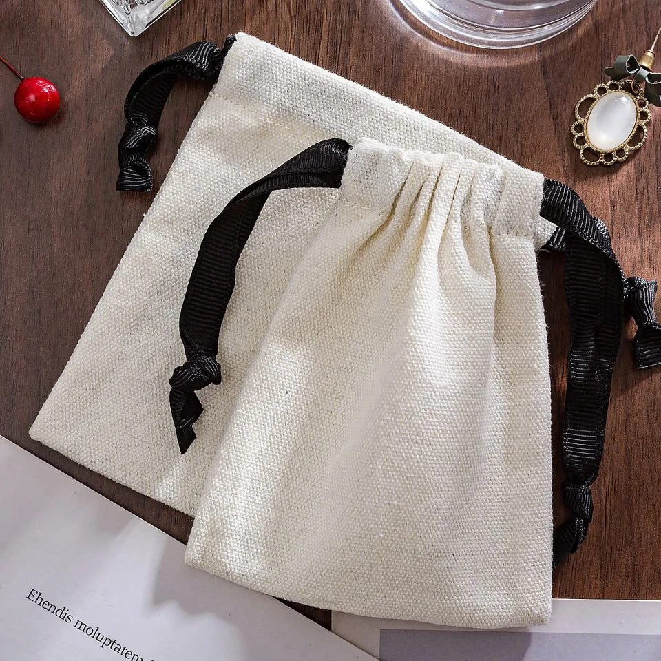 Cotton Drawstring Pouch — image 3