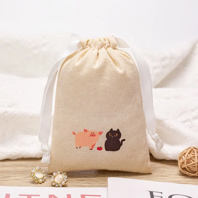 Cotton Drawstring Pouch — image 2