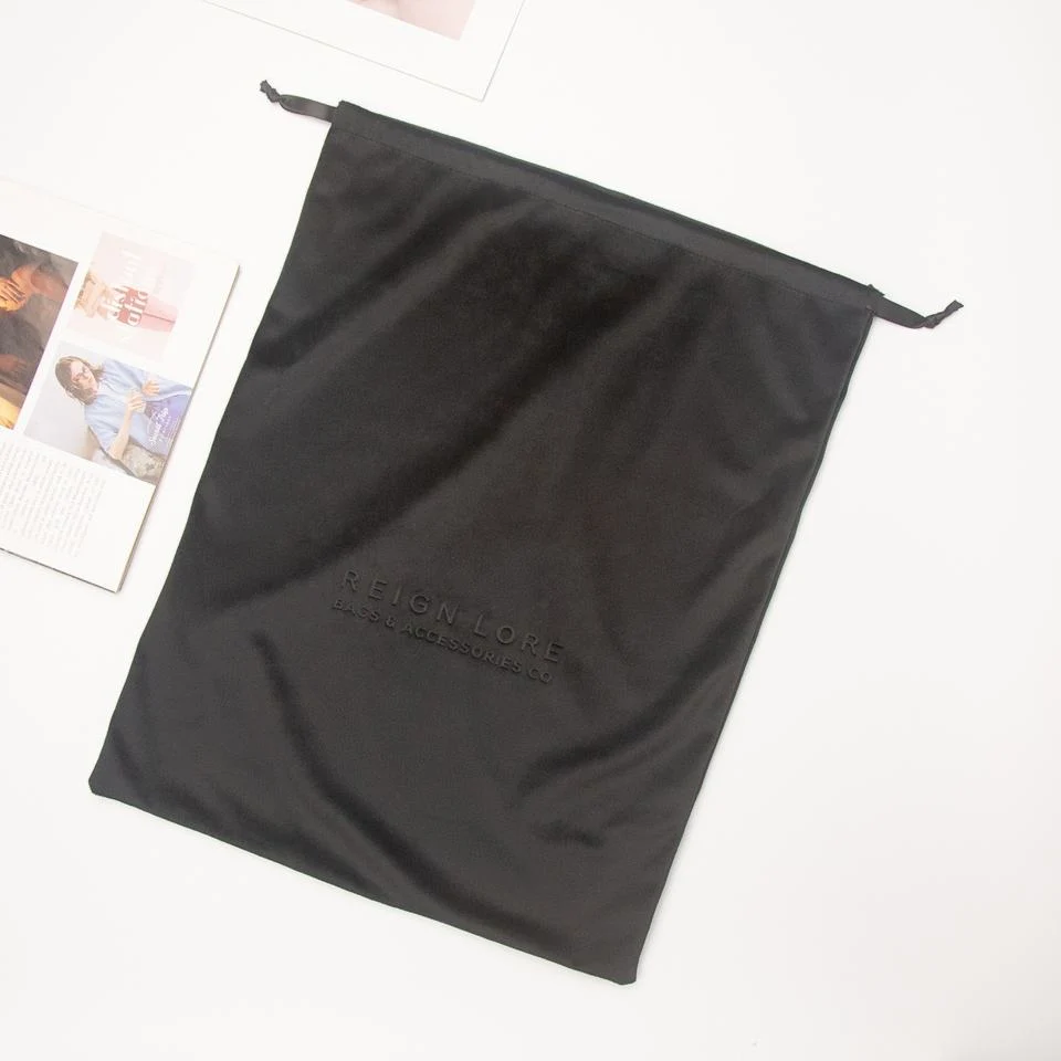 Black Velvet Drawstring Pouch — image 5