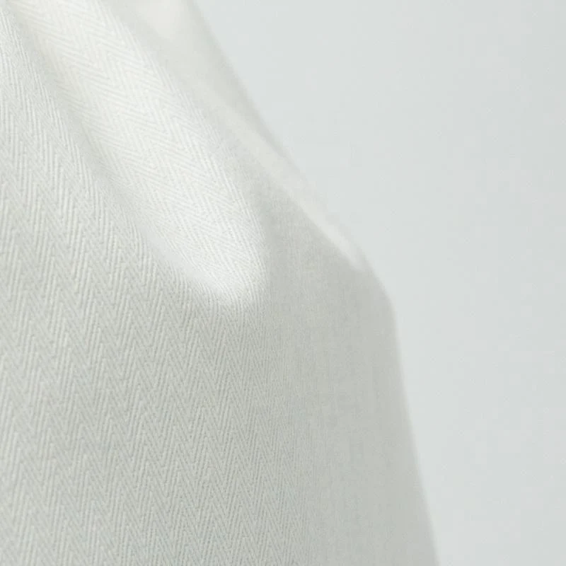 White Cotton Drawstring Pouch — image 5