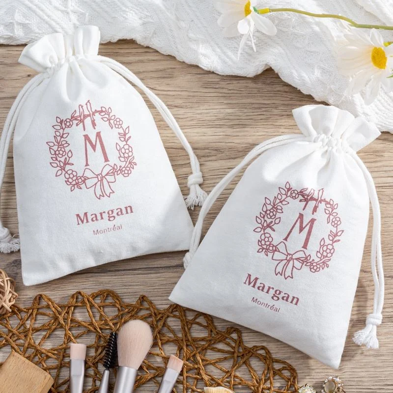 Cotton Drawstring Pouch — image 3