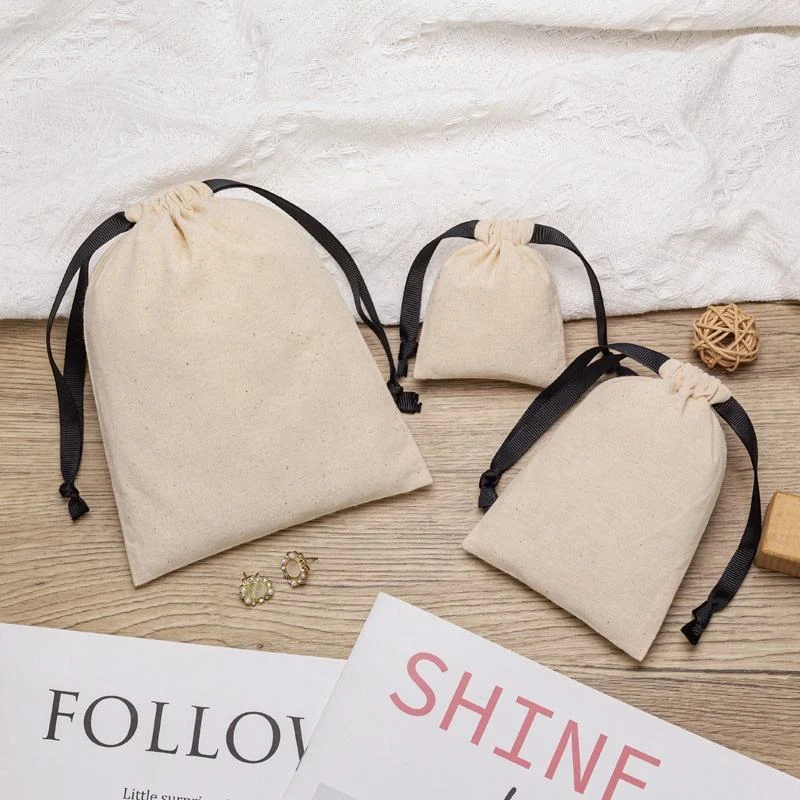 Cotton Drawstring Pouch — image 3