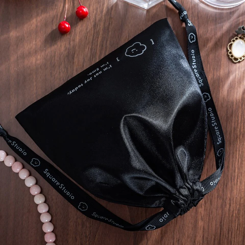 Satin Drawstring Pouch — image 2