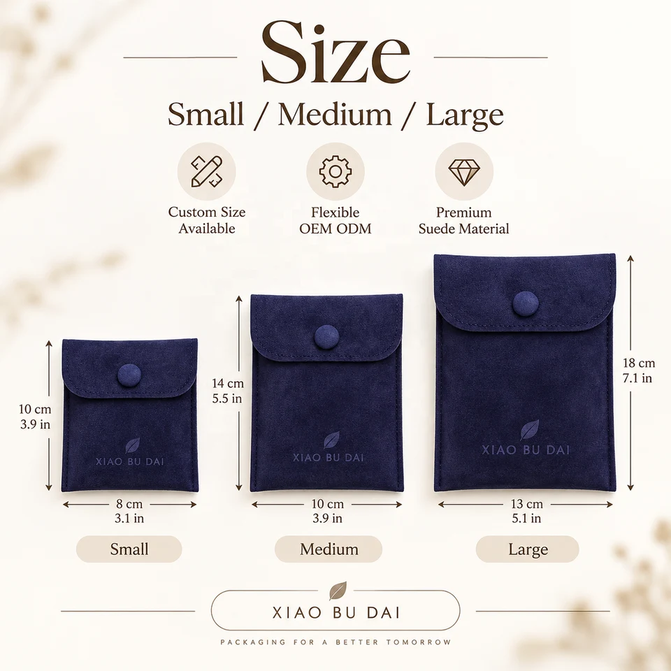 Lavender Microfiber Earring Pouch — image 3