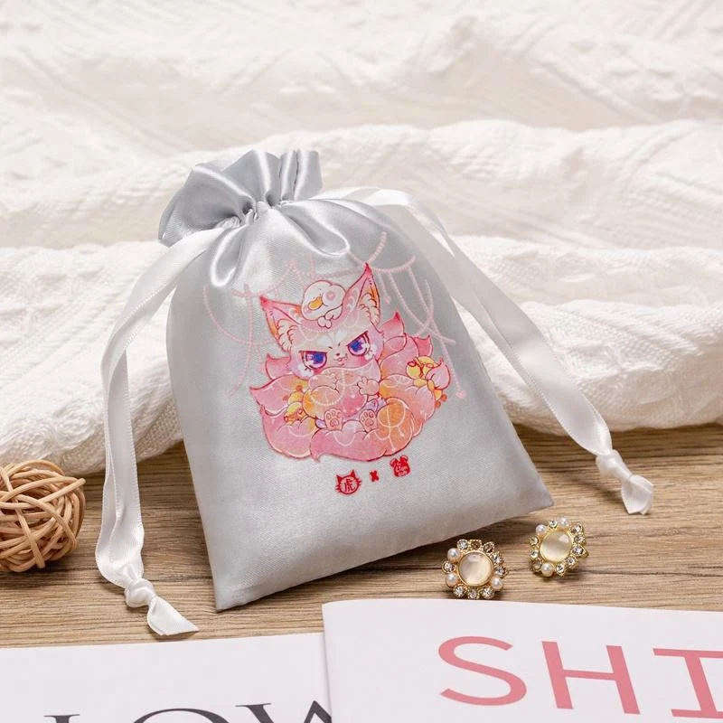 Satin Drawstring Pouch — image 2