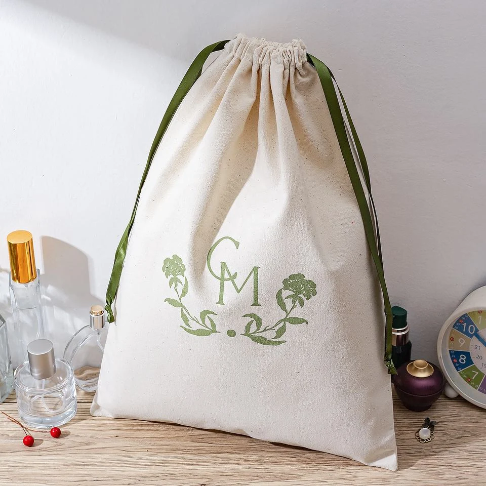Cotton Drawstring Pouch — image 2