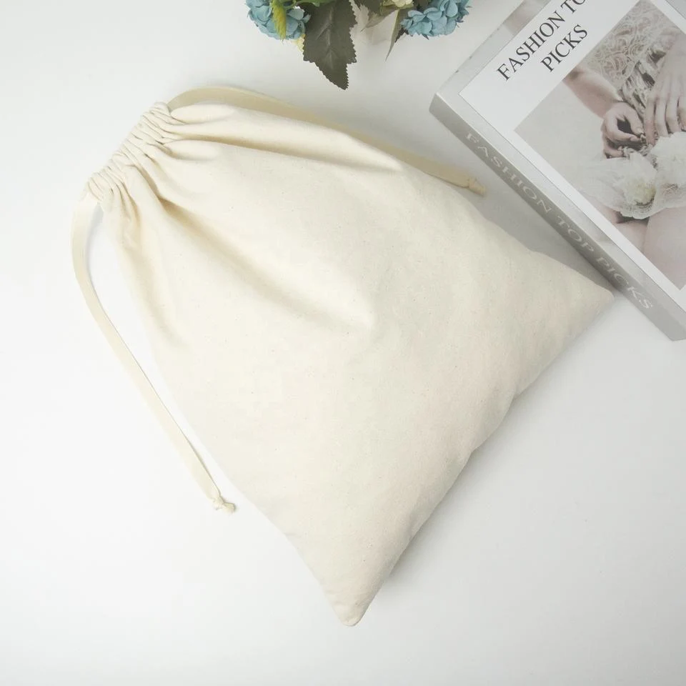 Cotton Drawstring Pouch — image 3