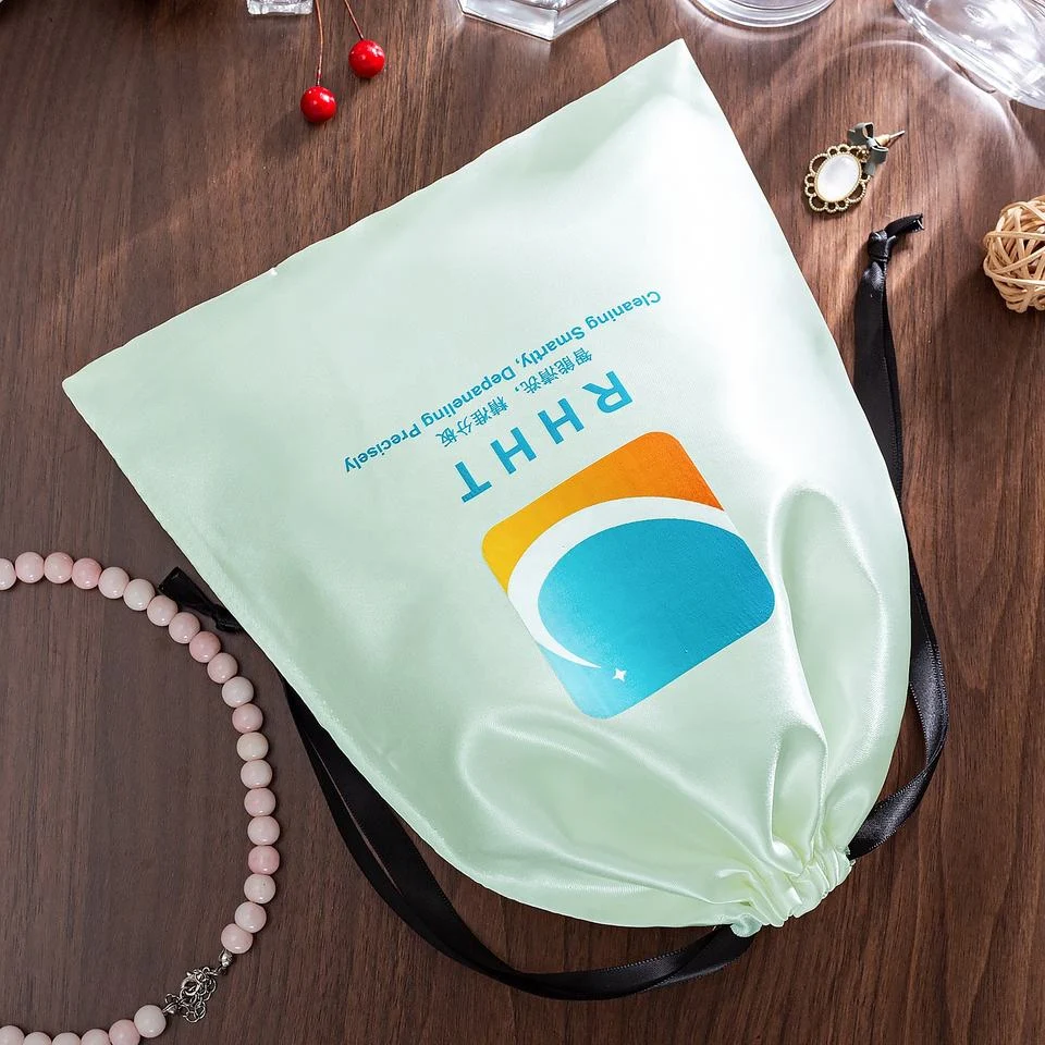 Satin Drawstring Pouch — image 2