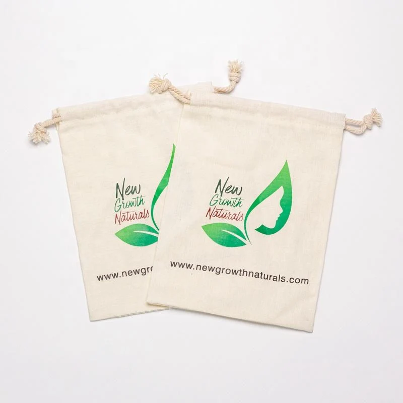 Textured Fabric Drawstring Pouch — image 6