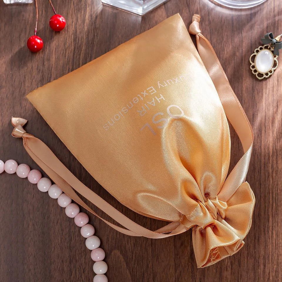 Satin Drawstring Pouch — image 2