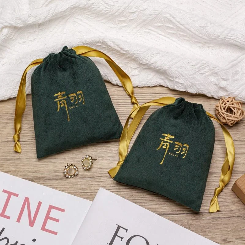 Velvet Drawstring Pouch — image 3