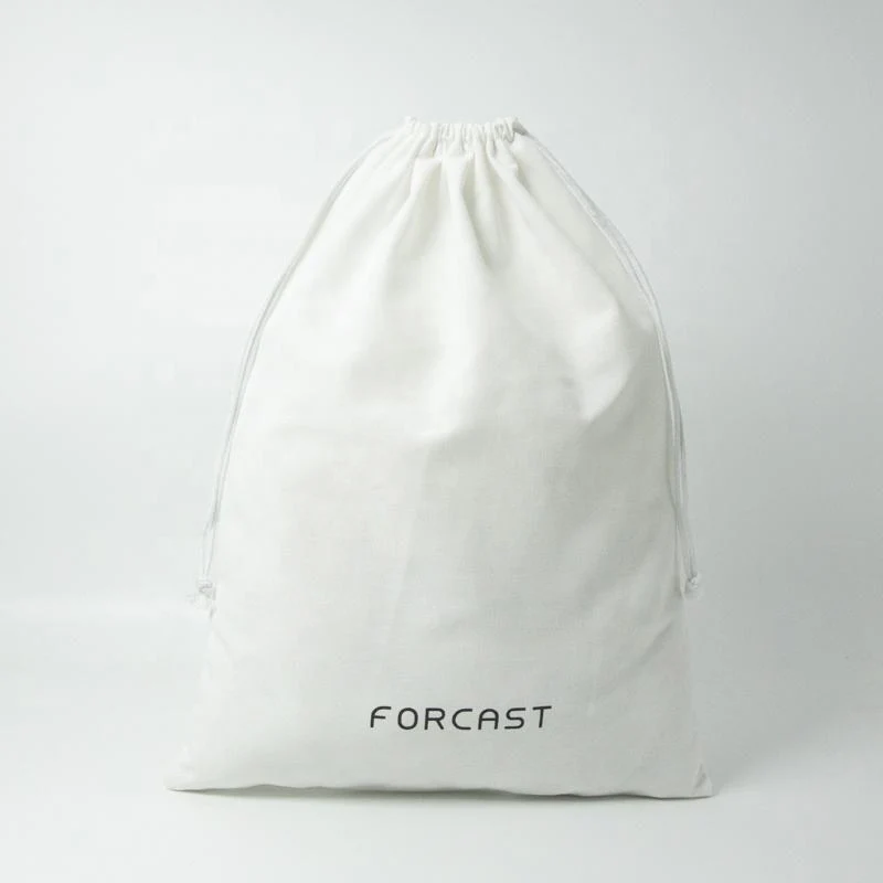 Textured Fabric Drawstring Pouch — image 3