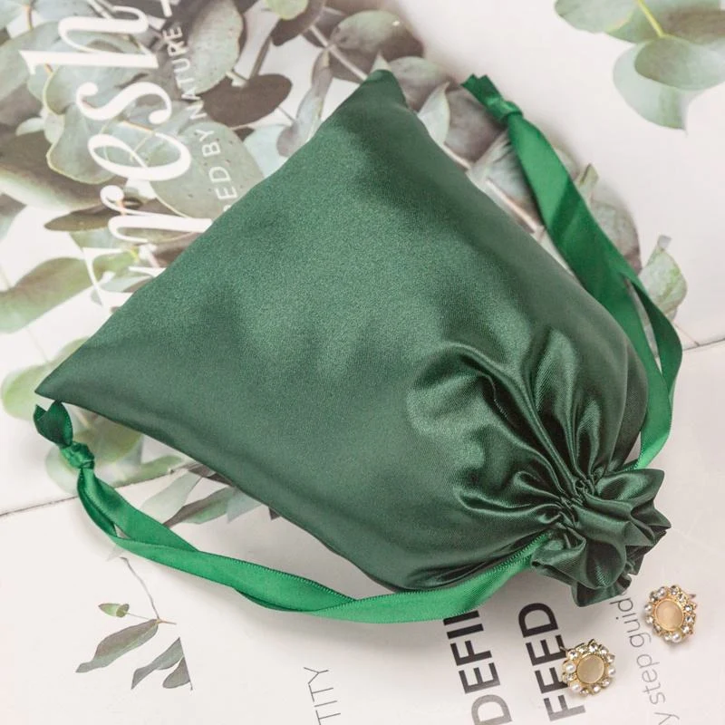 Satin Drawstring Pouch — image 3