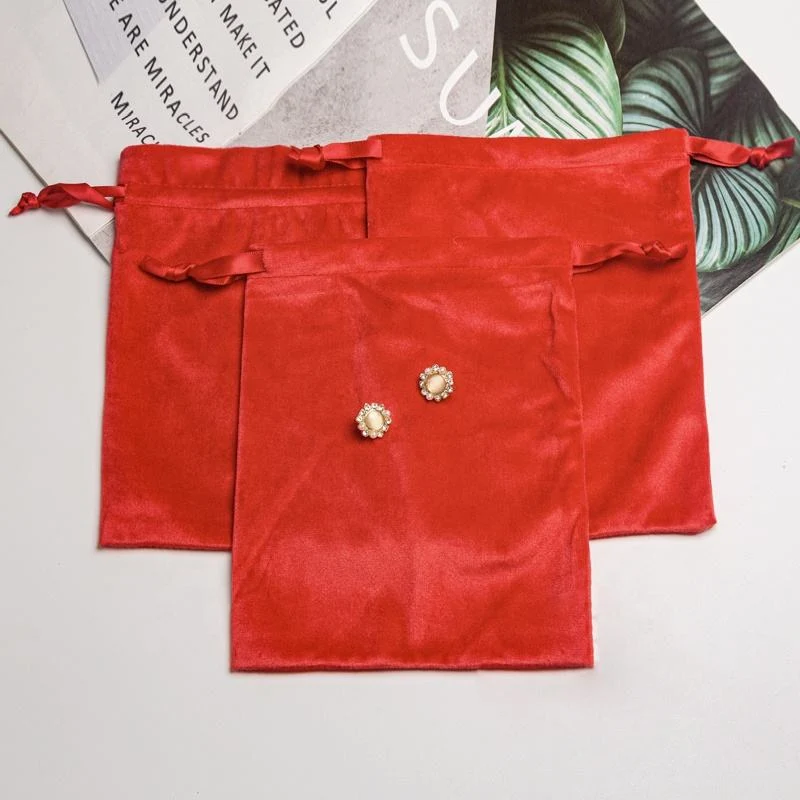 Velvet Drawstring Pouch — image 3