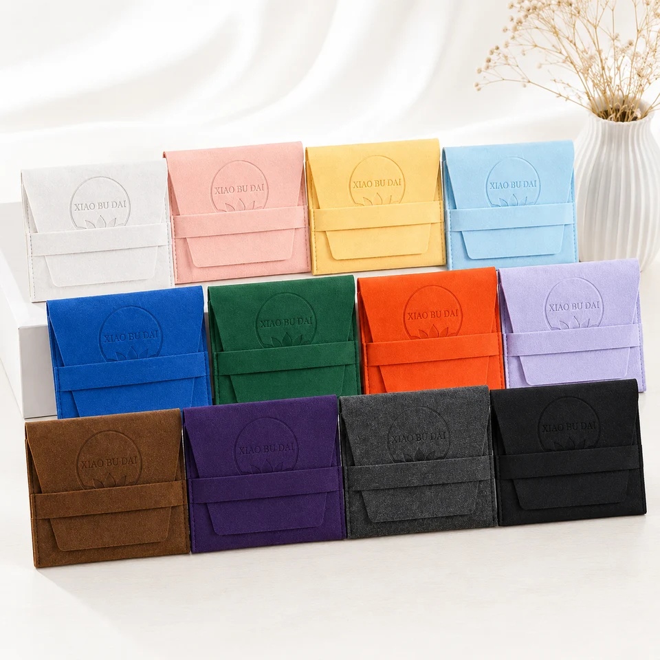 Blue Microfiber Envelope Pouch — image 4