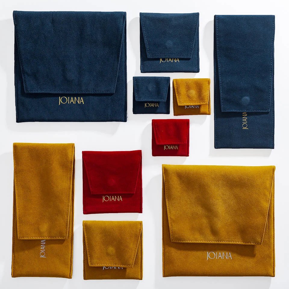 Blue Velvet Envelope Pouch — image 3