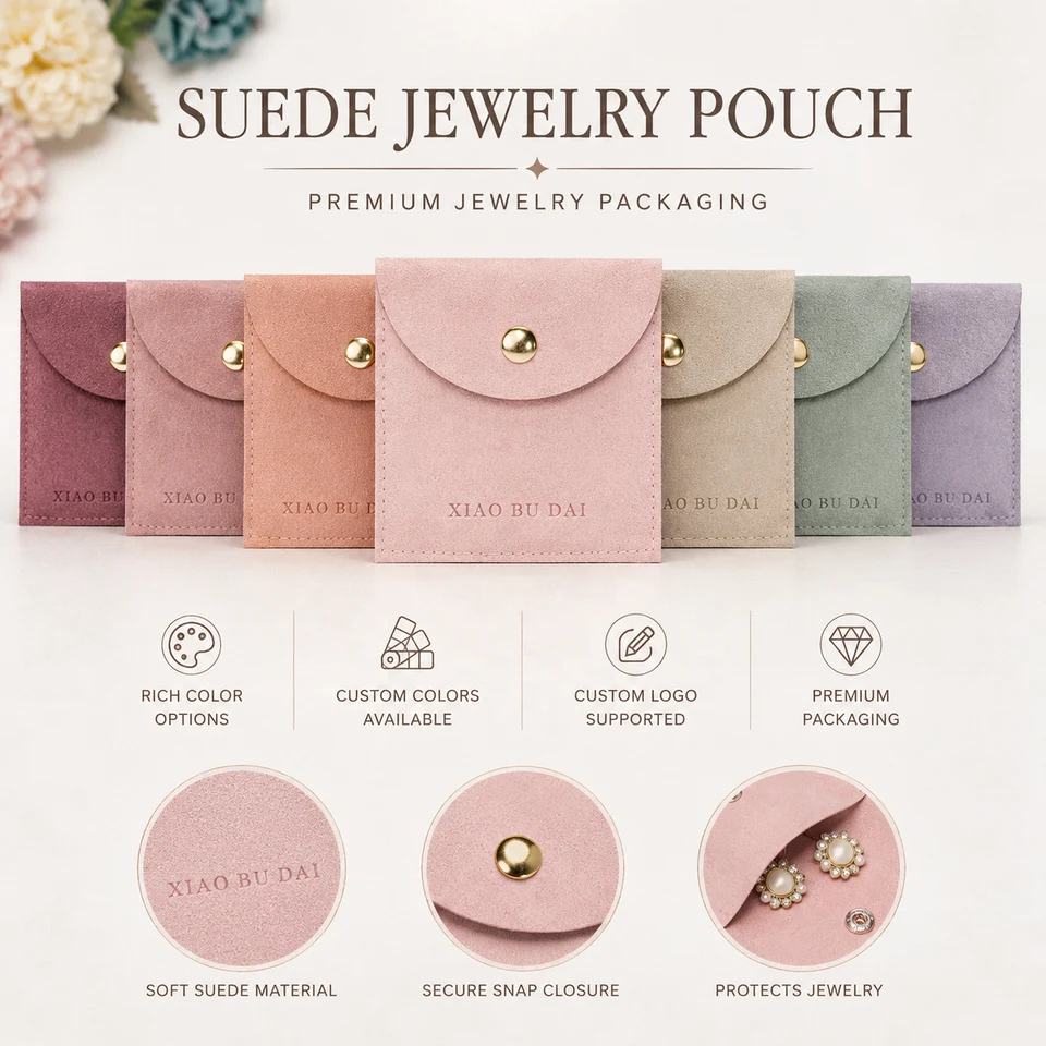 Pink Microfiber Envelope Pouch — image 2
