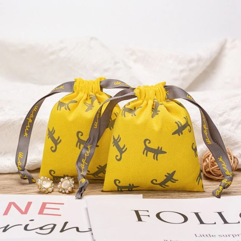 Cotton Drawstring Pouch — image 2