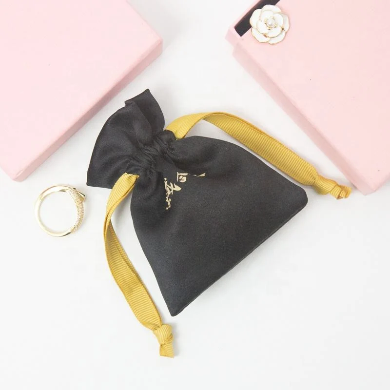 Satin Drawstring Pouch — image 3