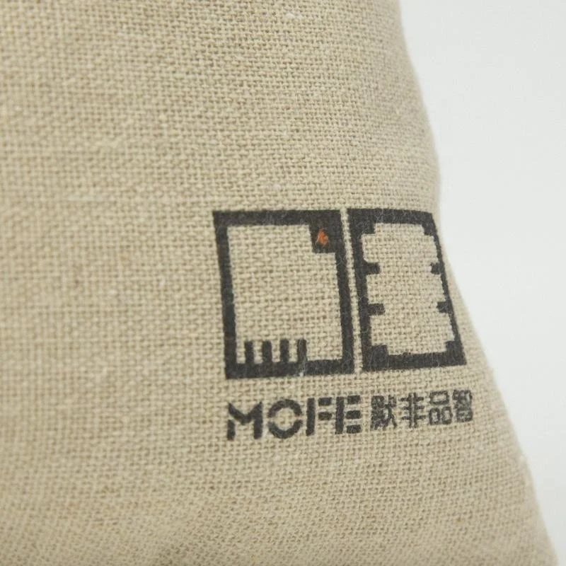 Textured Fabric Drawstring Pouch — image 6