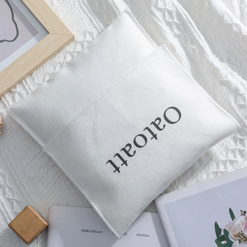 White Fabric Envelope Pouch — image 4