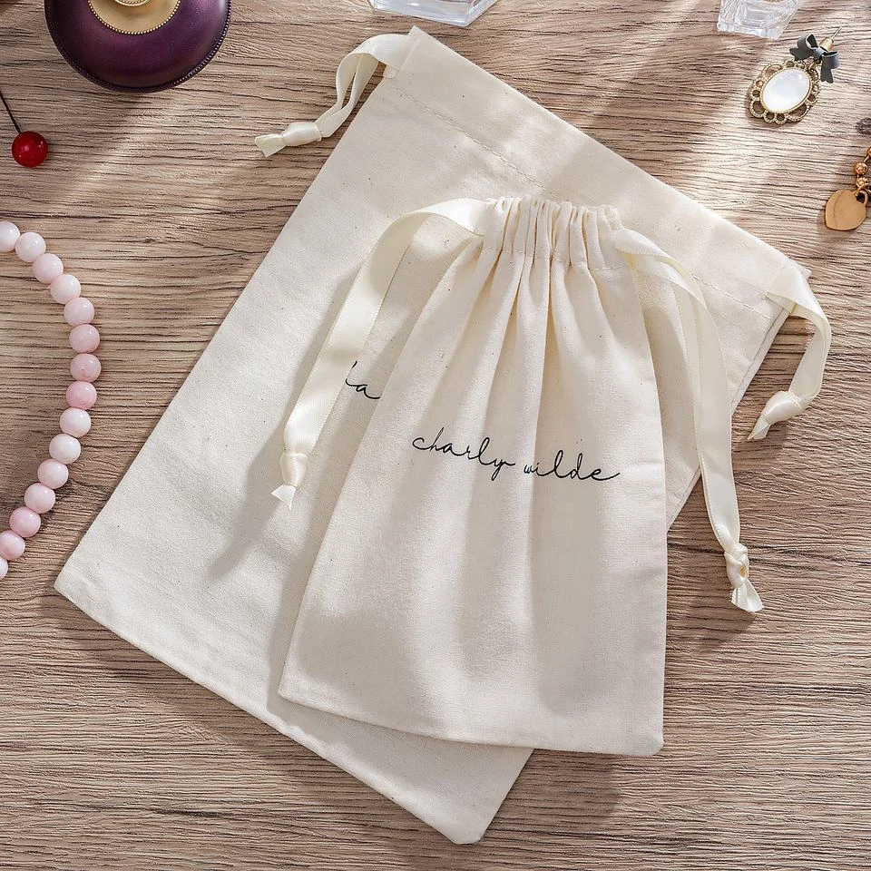 Cotton Drawstring Pouch — image 3