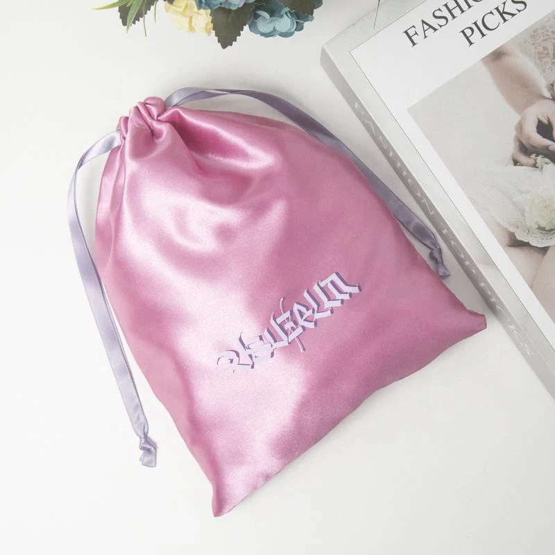 Satin Drawstring Pouch — image 3