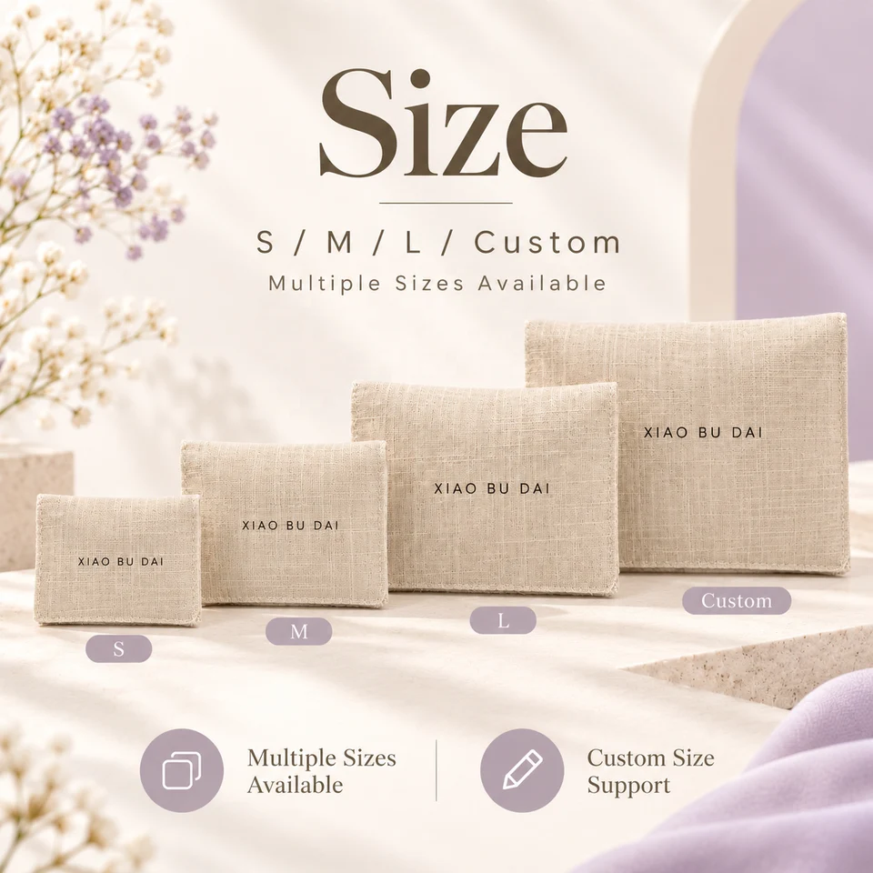 Textured Fabric Envelope Pouch — image 3
