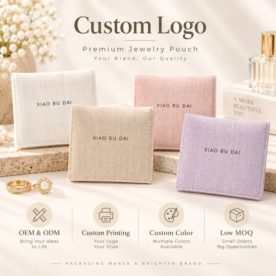 Textured Fabric Envelope Pouch — image 4