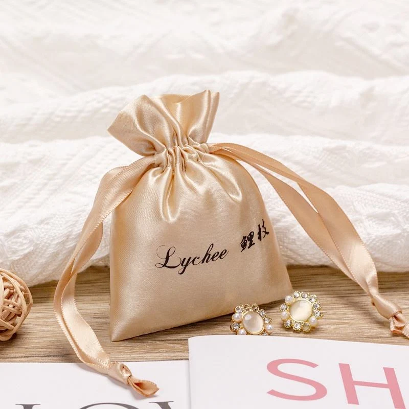 Satin Drawstring Pouch — image 2
